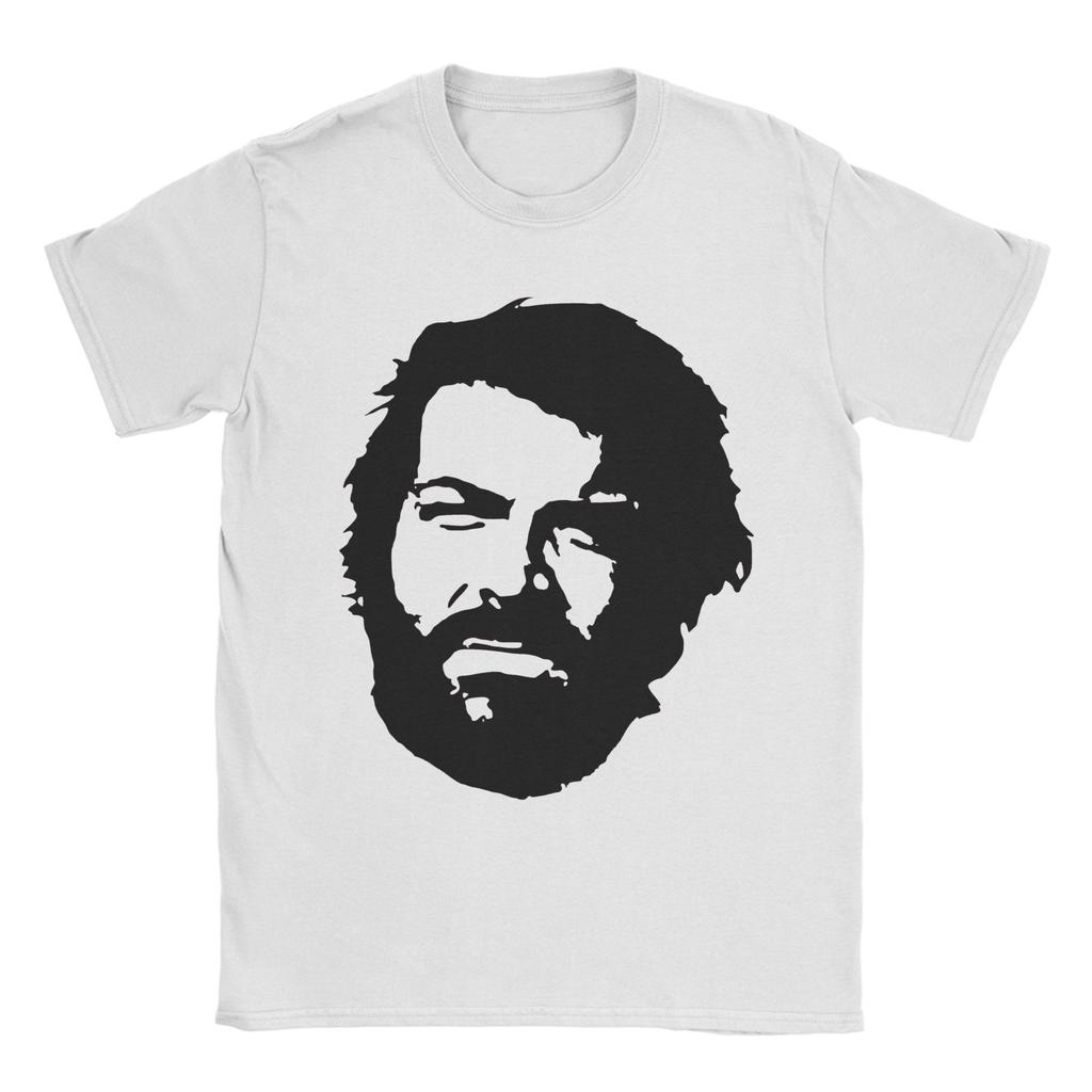 Spencer Bud film movie legend Pure Cotton T Shirt For Unisex Beach  Streetwear T Shirts Round Neck Harajuku Tee Shirt Clothing