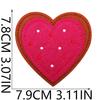 Fashion Love Patch Sticker Computer Embroidery Label Sweet Love Embroidery Cloth Sticker Lanyard Love Clothes Decoration