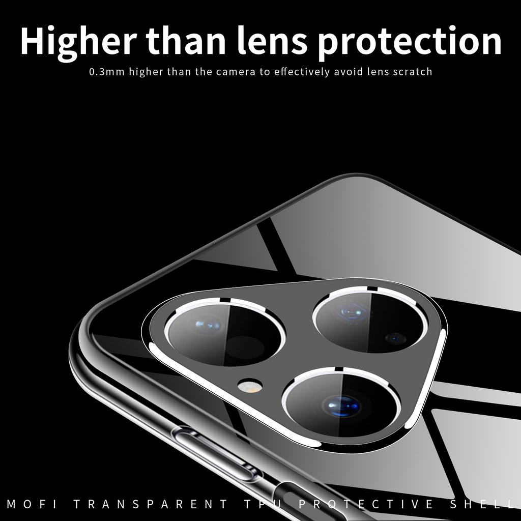 For Huawei Enjoy 80 Clear Phone Case MOFI Ultra-Thin TPU Phone Back Cover