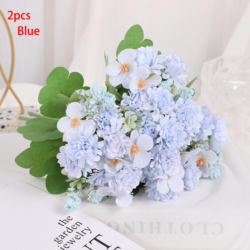2PCS Artificial flowers, artificial flowers, daisies, artificial flowers, home decoration flowers, artificial flowers.