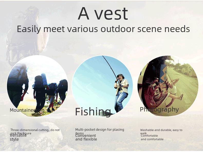Мужской дышащий рабочий жилет с несколькими карманами 2019 года