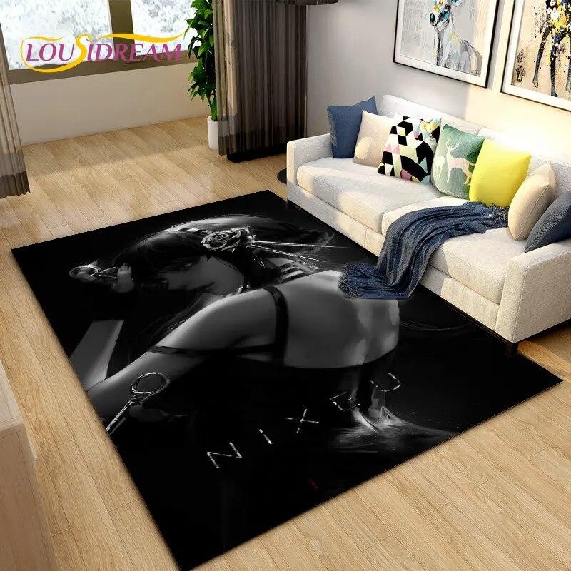 SPY×FAMILY Japan Anime Cartoon Area Rug,Carpet Rug for Living Room Bedroom Sofa Doormat Decoration, Kids Play Non-slip Floor Mat