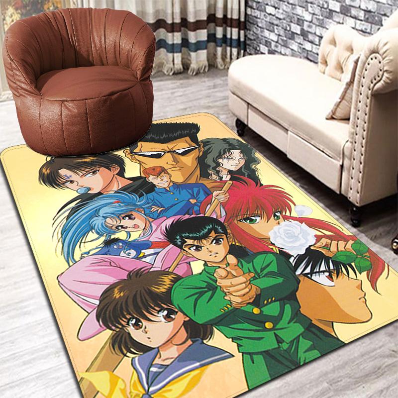 YuYu Hakusho Rug Floor Mat for Living Room or Bedroom Soft and Comfortable Carpet a Gift for Birthday and Holiday.SFF0917268