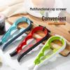 Four-in-One Multi-Purpose Can and Bottle Opener with Non-Slip Grip