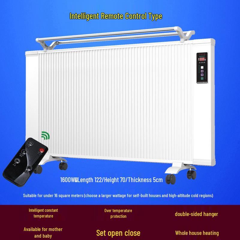 Energy-Efficient Graphene Wall-Mounted Heater for Large Areas