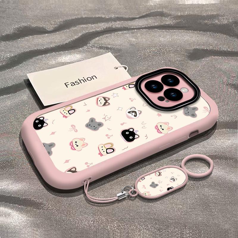 Cute Full Screen Animal Heads for IPhone17promax New Model 15 for Apple 14plus Mobile Phone Case 13 Advanced