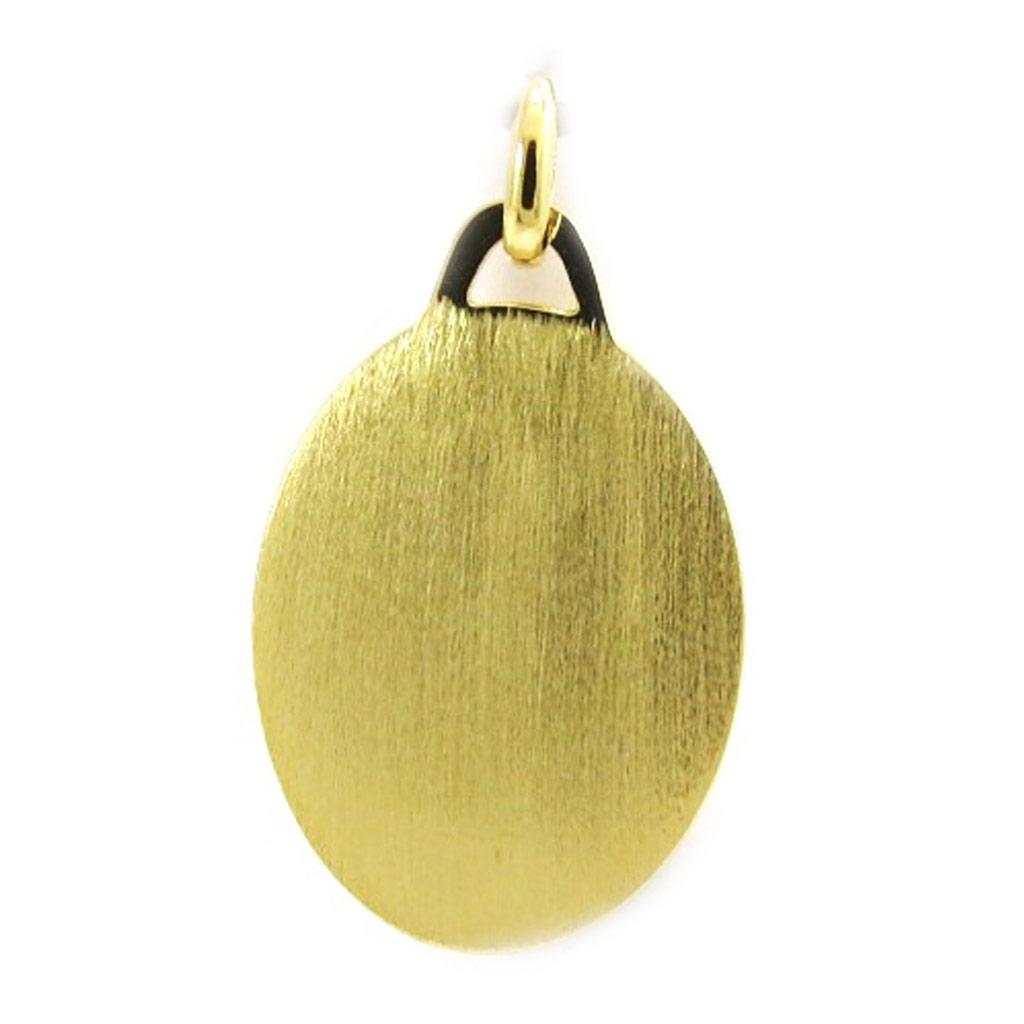 Les Trésors De Lily [L3927] - Gold Plated 'Little Angel' Pendant - 18x14 Mm