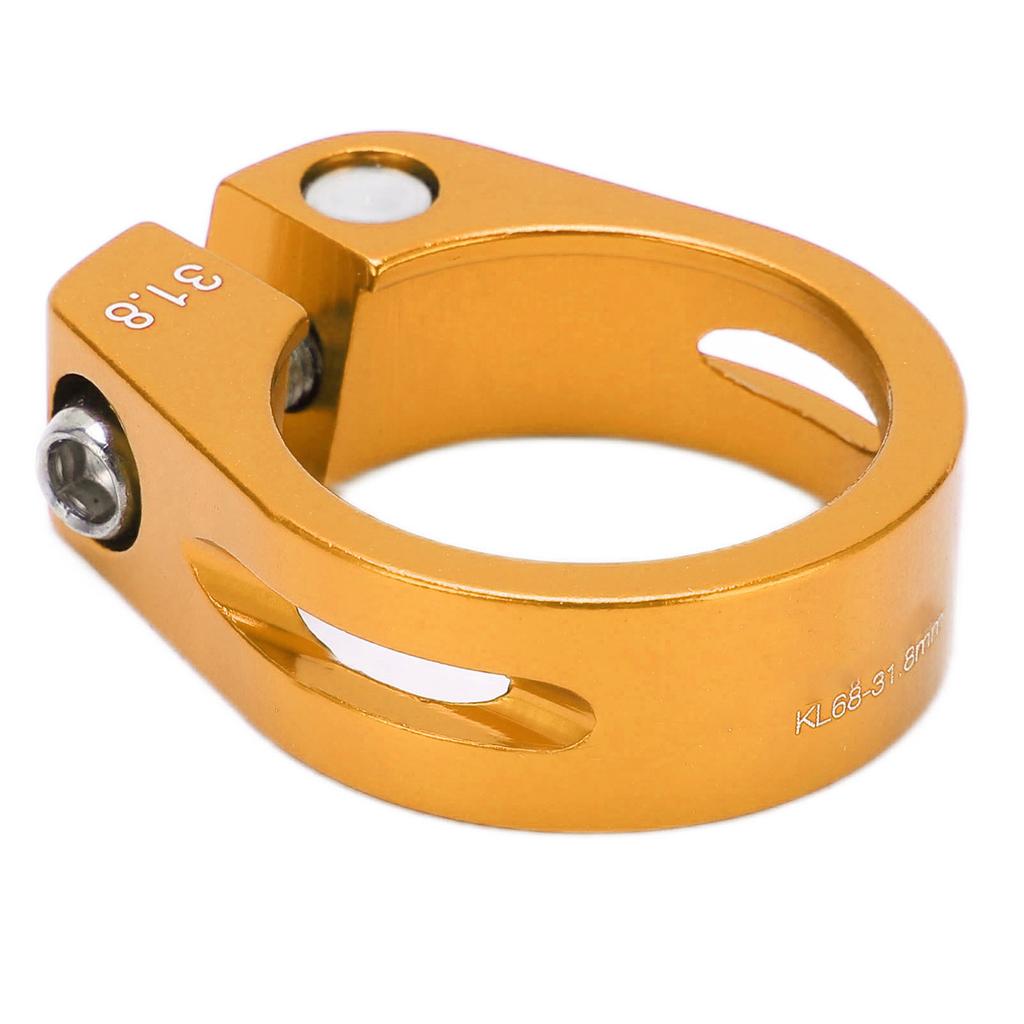 Bicycle Seat Tube Clamp Mountain Road Bike Lock Seatpost Aluminum Alloy Seat Tube ClampGold