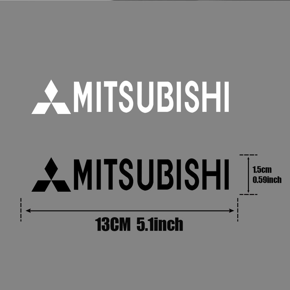 4 шт. ПВХ Наклейка на кузов автомобиля Декаль Автоаксессуары Для Mitsubishi Lancer Outlander Pajero ASX EX L200 Colt Space Star Ralliart Xl