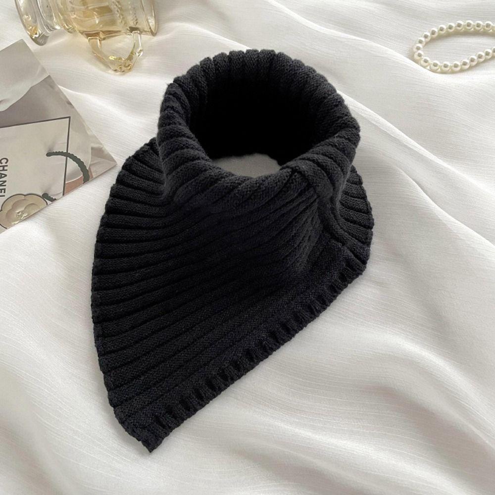 Accessories Warm Scarf Korean Style Scarves Female Wool Scarf Turtleneck Scarf Knitted Fake Collar