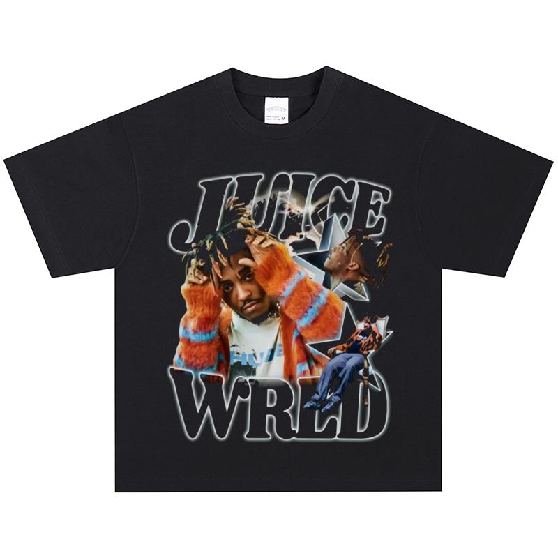 Футболка Juice Wrld, Мягкая ткань, Повседневная