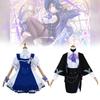 Genshin Impact Сиджвин Клоринда Косплей Костюм Комплект Вечеринка Модные Аксессуары