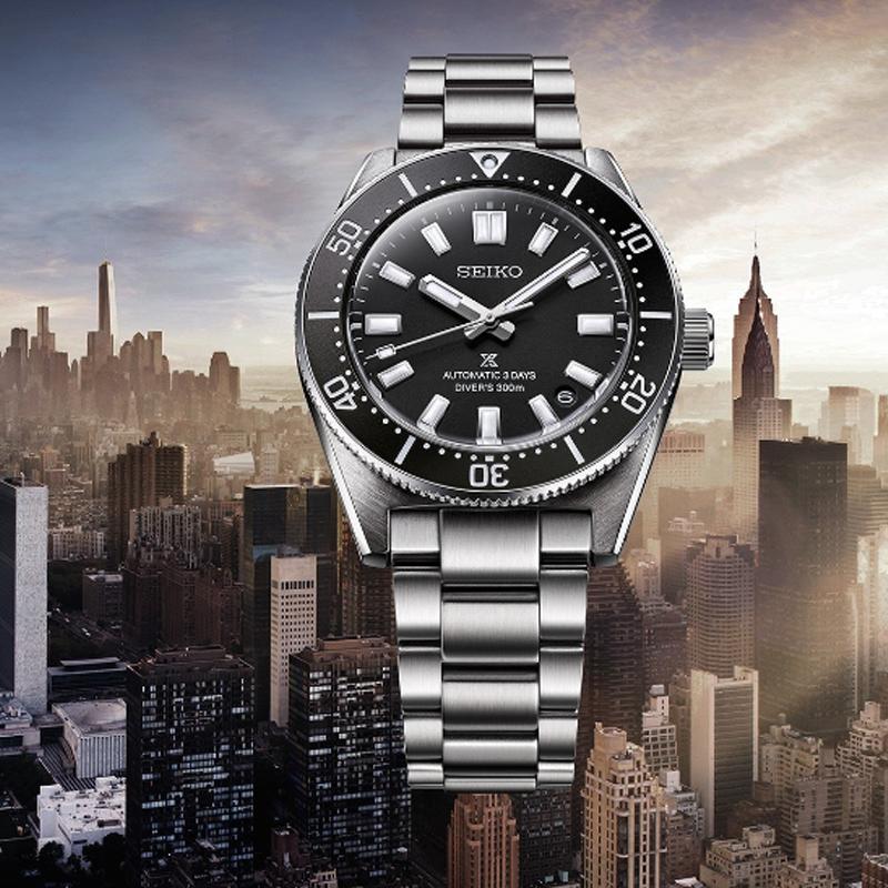 Seiko PROSPEX Водонепроницаемые 300м Автоматический Механический Механизм Стальной Ремешок Часы 40мм SPB453J1