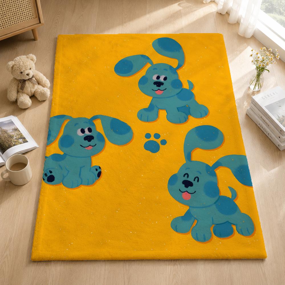 Анимация B-Blue S Clues Пледы Мягкий Теплый Фланелевый Плед Постельное Белье Для Кровати Гостиной Дома Дивана