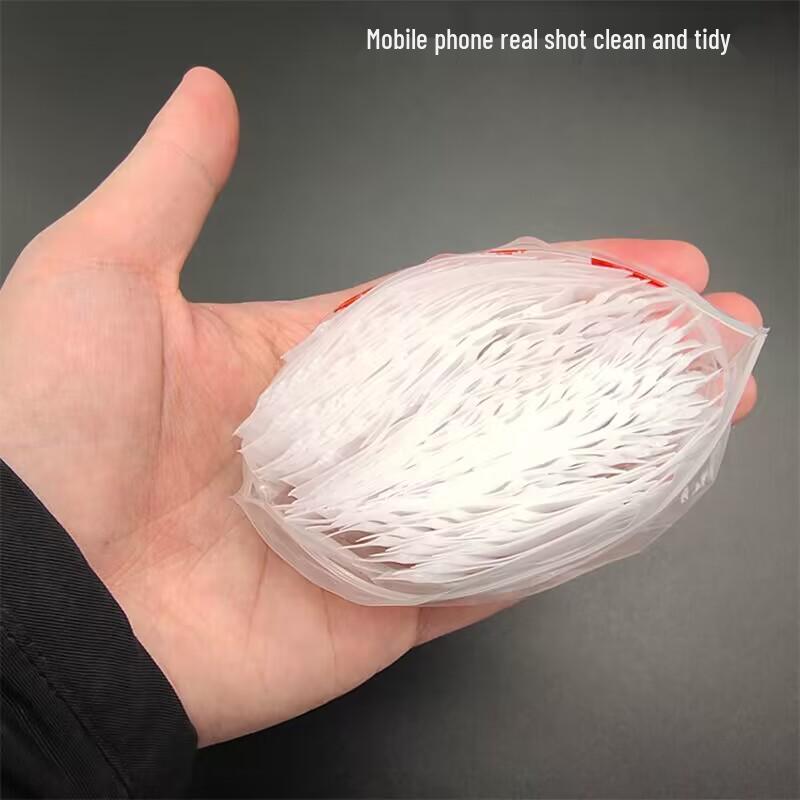 3x4x16 Шелковый мешочек: Пыленепроницаемый, Прозрачный, Самозаклеивающийся пакет для мини-украшений