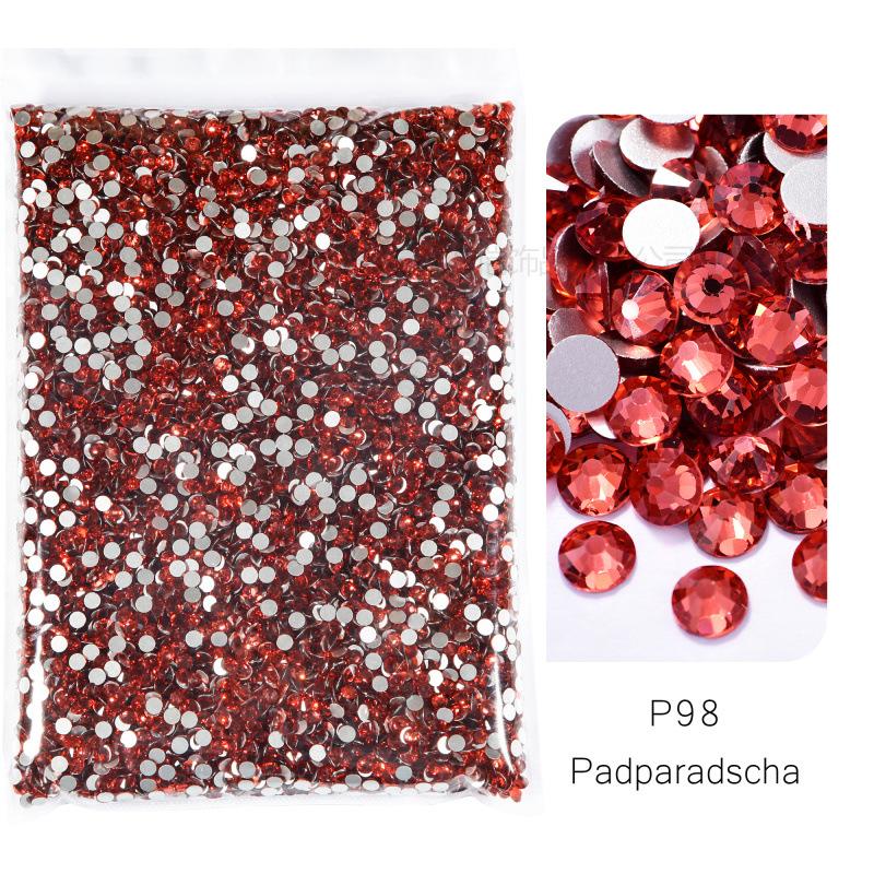 P72-180 Стеклянный нейл-арт Большая сумка с плоским дном и бриллиантами, посеребренные DIY Ювелирные изделия с бриллиантами Аксессуары Чехол для мобильного телефона Аксессуары со стразами