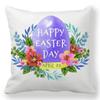 Пасхальная декоративная наволочка с мультяшным яйцом, кроликом, цветочным принтом, наволочка для спальни, домашнего декора 45x45 см