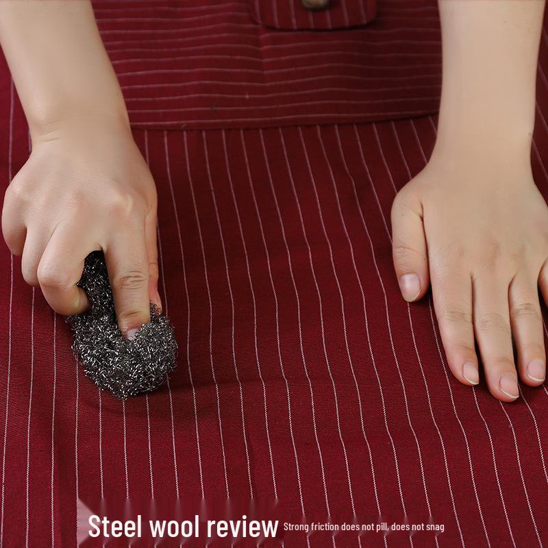 Современный хлопковый фартук шеф-повара без рукавов с вышивкой - Масло- и пятноотталкивающий, защита с длинным рукавом для домашнего использования