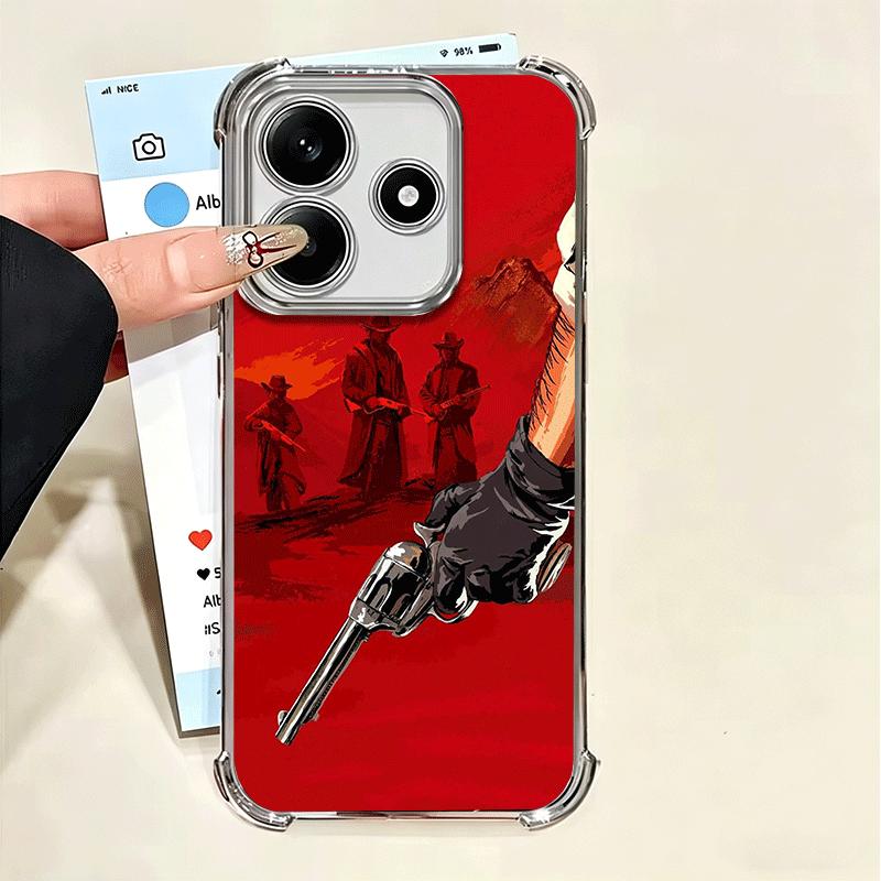 Покрытие Red Dead R-Redemption Чехол для телефона Для Xiaomi Poco X5 X6 X7 X8 Pro Max F8 Ultra F7 M8 M7 M5S Redmi 15C 15 14C 13C 13 X3 12