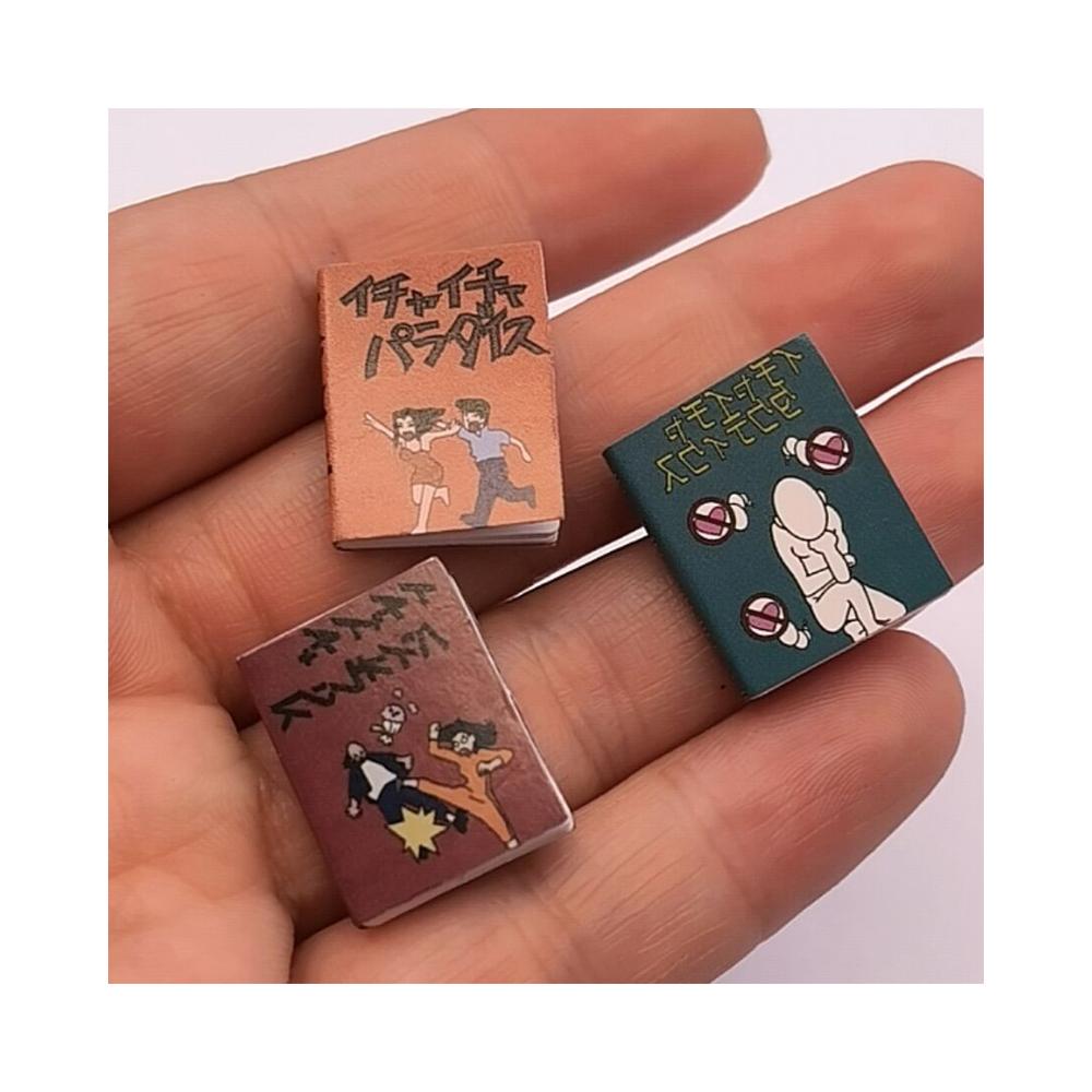 Miniature Books Assorted Mini Books Classical Book Scene Model Doll House Toy Accessories