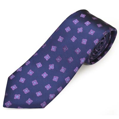Галстук Giorgio Armani с квадратным узором, шелковый галстук, ширина меча ega24s020 00135 MARINE [Giorgio Armani] Мужской (Размер 8см) 4R928-00135