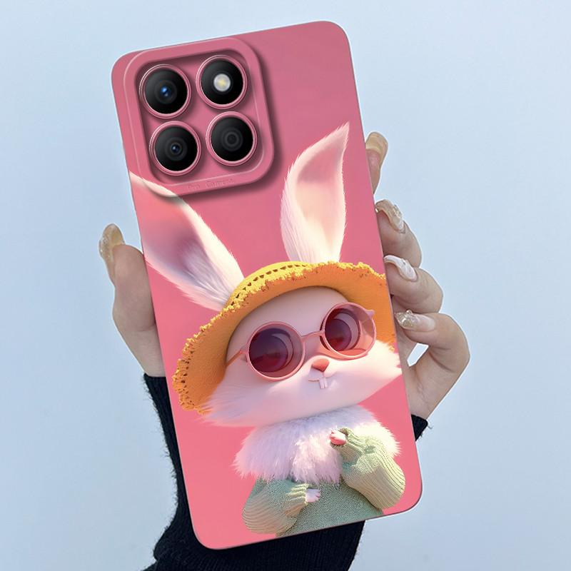Чехол для Honor X8c Жидкий ТПУ Мягкий Силикон Красивый Узор Чехол для Телефона для Huawei Honor X8c Чехол HonorX8C x 8c Ударопрочный Чехол