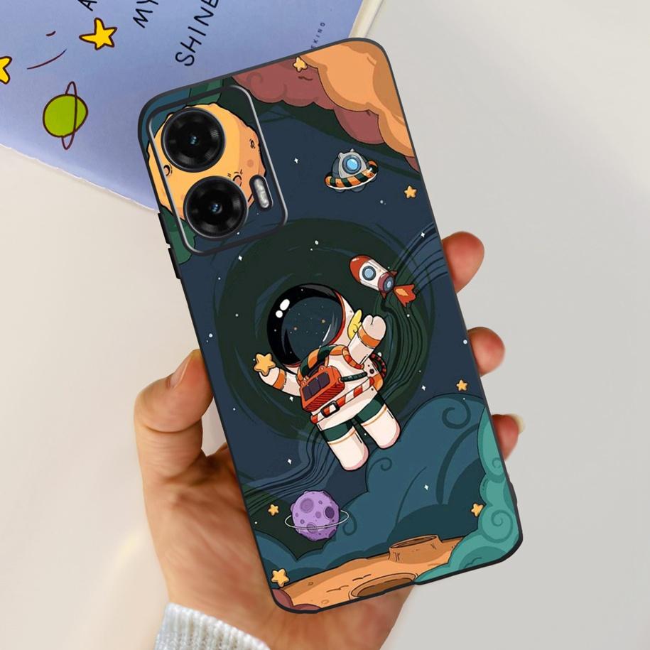 For Motorola Moto G35 5G Case Popular Flower Butterfly Soft Silicone TPU Matte Cover For Moto G35 2024 G 35 MotoG35 Phone Shells