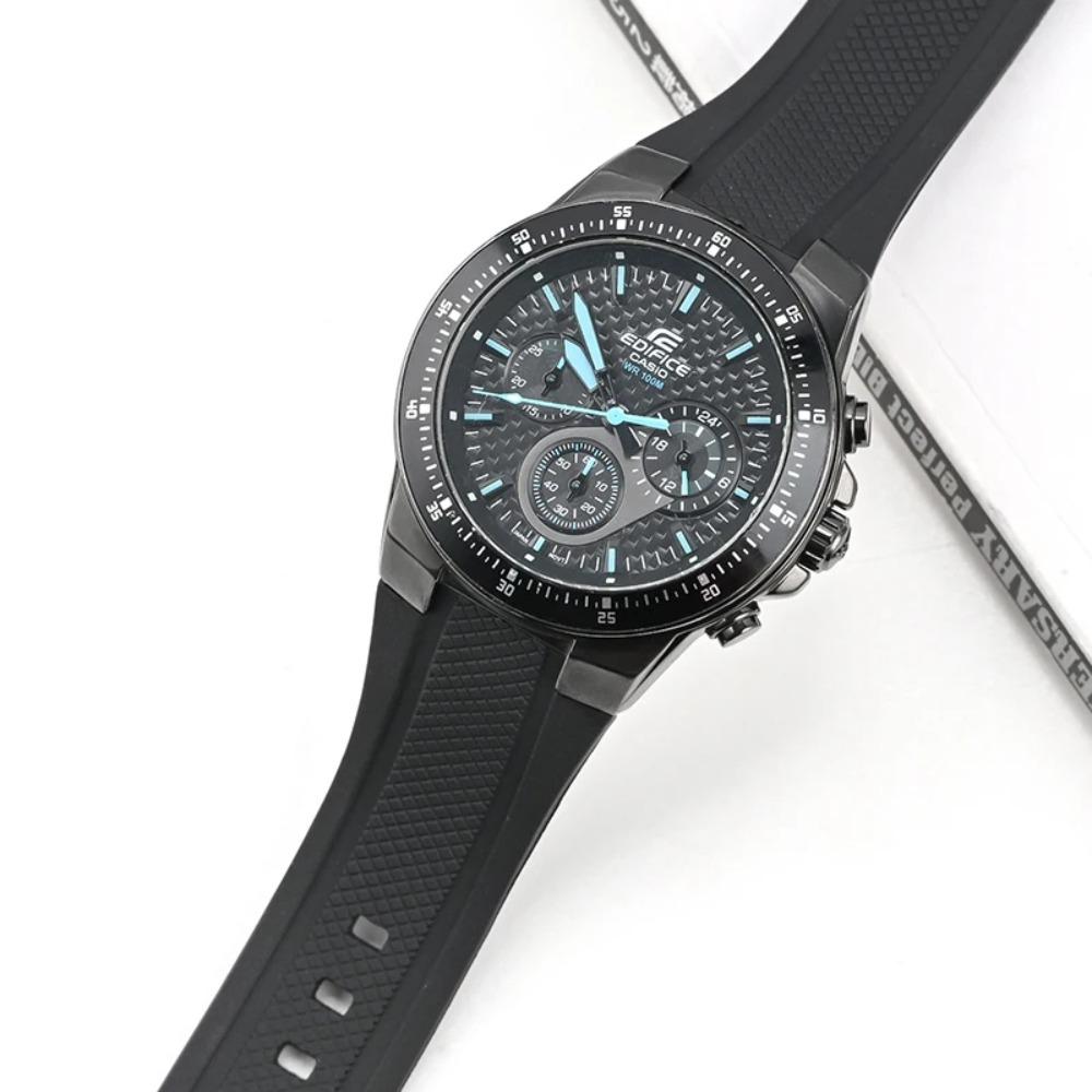 Для серии Casio EDIFICE Замена EF-552 Ремешок для часов из смолы Водонепроницаемый ремешок для часов TPU Браслет на запястье Спортивный браслет