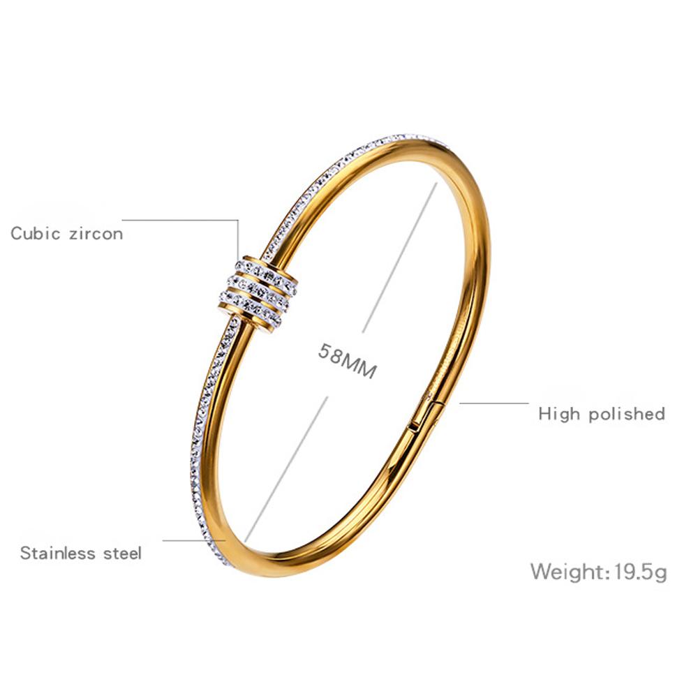 Нержавеющая сталь Unfade браслет модный женский браслет ювелирные изделия