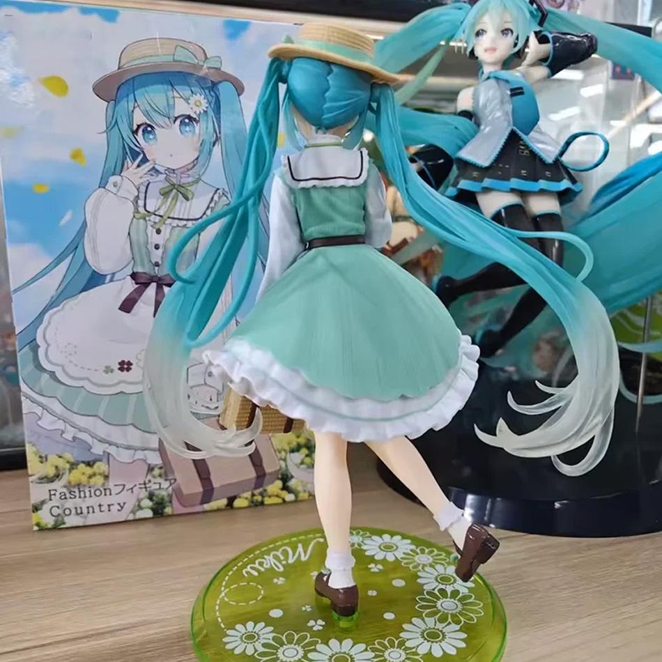 Оригинальные модные фигурки Hatsune Miku Country Anime, игрушки, фигурки действия, ПВХ модель, коллекционная кукла, подарки на день рождения