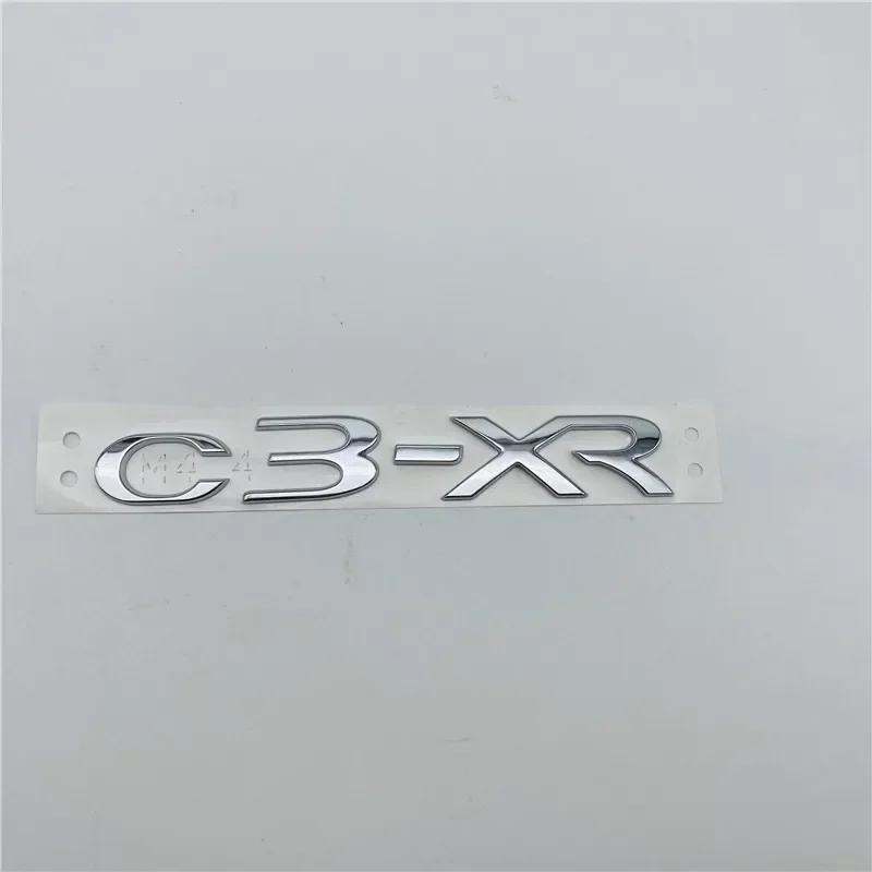 Tailgate Emblem Rear Boot Lid Logo Nameplate Sticker For C2 C4 C5 2.3 C3-XR C-elysee C-QUATRE