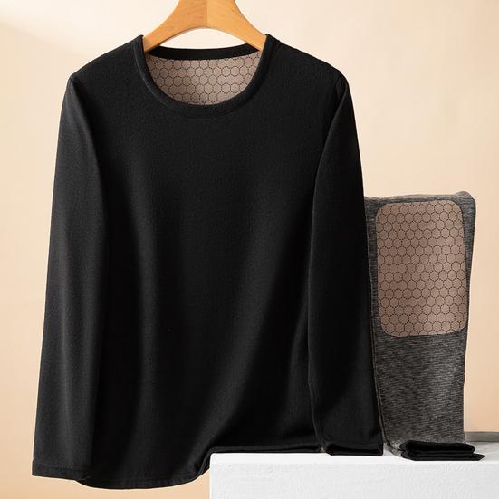 Термобелье для мужчин, флисовый базовый слой для холодной погоды, мягкий эластичный комплект: верх и низ