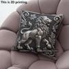 Vintage Lion Luxury Throw Pillow Covers Pattern Cushion Cover Suitable for Sofa Bedroom Car Pillow Cover
