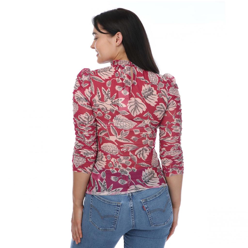 Ted Baker Womens/Ladies Izabelo Leaves Mesh Frill Top