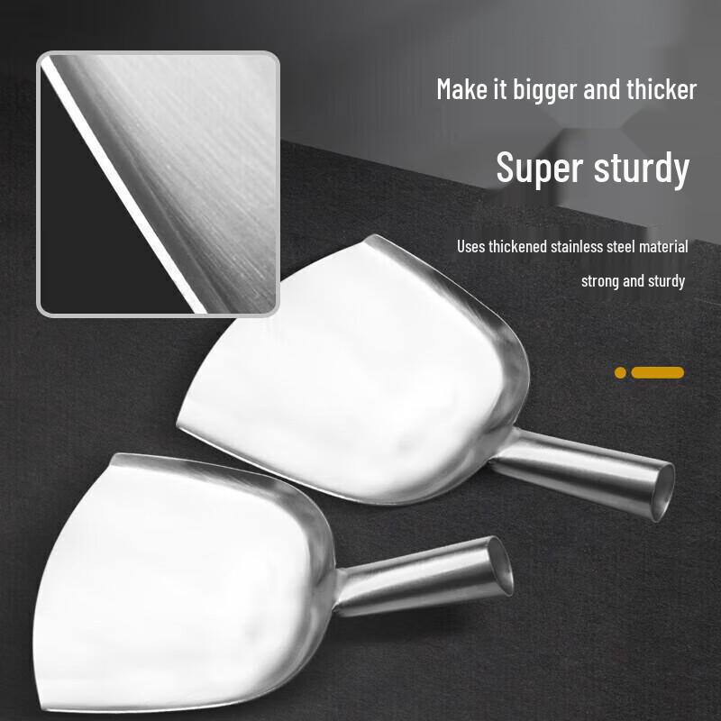 JingQingFu Extra Large Stainless Steel Wok Spatula