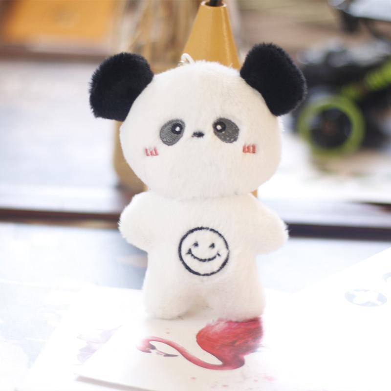 Милая маленькая лягушка подвеска плюшевая игрушка маленькая желтая кукла цыпленок свинья сумка подвесная маленькая кукла панда