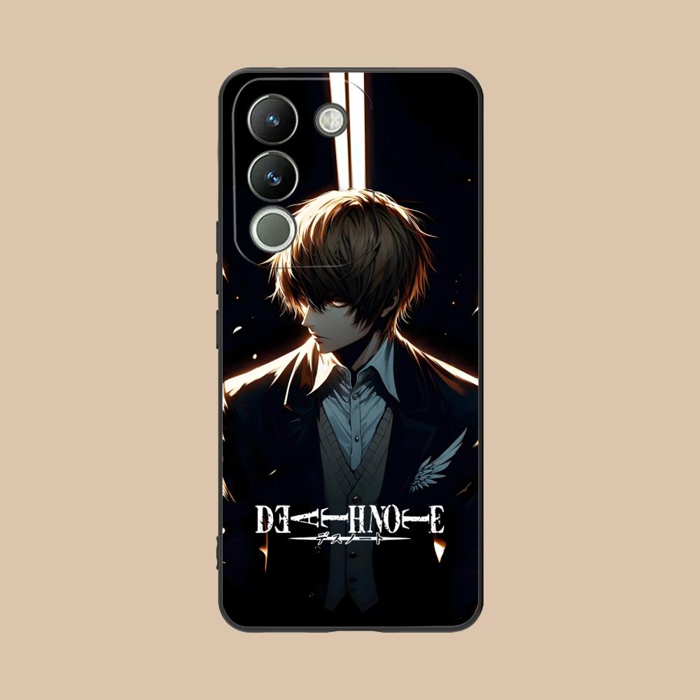 Чехол для мобильного телефона Death Note Kira Light для VIVO Y77 76 75 74 73 72 58 56 55 51 50 38 36 Y19 Y18 Y03 Y01 5G с принтом