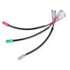 3PCS Motorcycle License Plate Light Turn Signal Adapter Plug Connector Harness For Adv DUKE RC 390 250 200 125