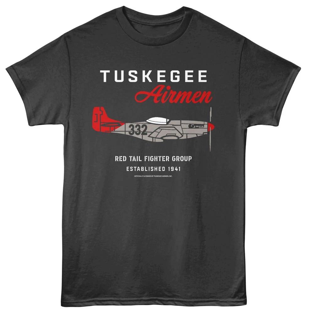 Tuskegee Airmen World War 2 Red Tail Fighter Group 332 Est 1941 Men's T shirt