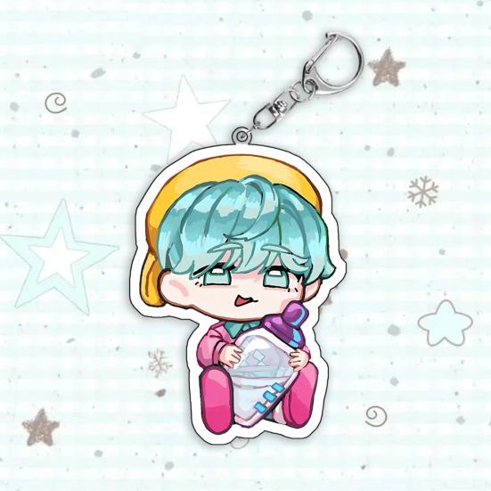 Брелок-подвеска «Охотники на ведьм» Богатая проработка персонажей Легкий портативный брелок Аниме