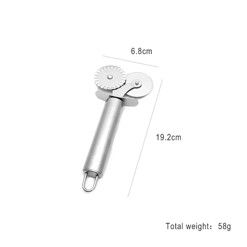 Инструменты для пиццы из нержавеющей стали, круглый нож для пиццы, нож для теста, колесный слайсер, форма для выпечки, инструменты для выпечки 055