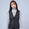 Winter new down vest for women, short thin inner layer, slimming plus-size white duck down vest for women