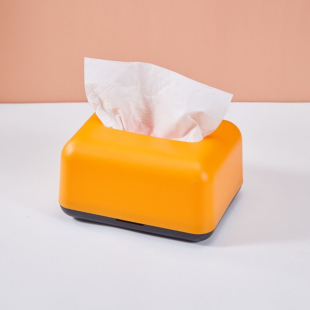 Large Storage Napkin Holder Plastic Car Tissue Box New Paper Towel Box