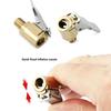 1/2/4pcs Car Tire Air Chuck Inflator Pump Valve Connector Clip-on Adapter Car Brass 6mm 8mm Tyre Wheel Valve For Inflatable Pump Valve Stems 1