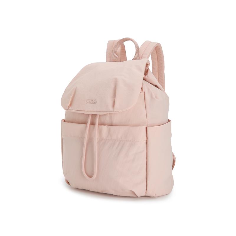 FILA Original Simple Classic Commuter Versatile Lightweight Practical Fabric Backpack Women backpack Light-Pink F13W629165FLP