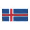 Bannière Drapeau De l'Islande 6 Oeillets 110x220cm En Polyester