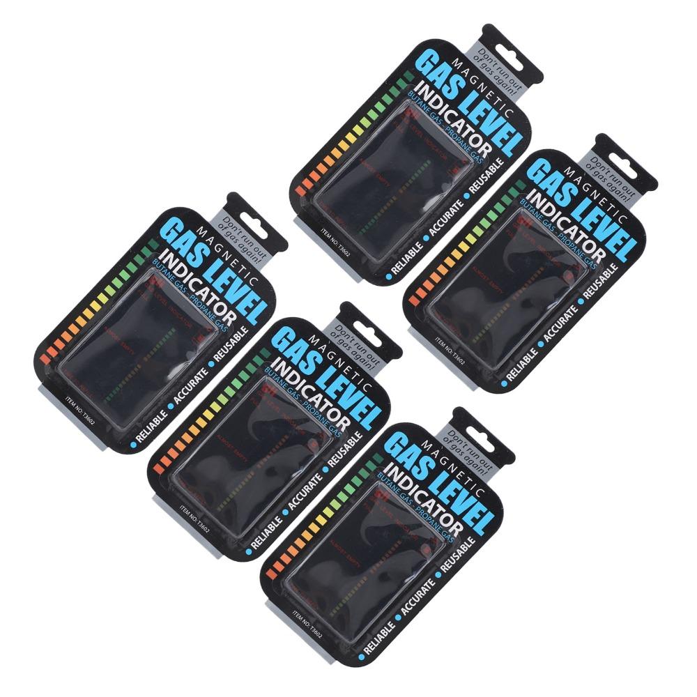 5PACK Magnetic Propane Fuel Level Indicators PET Soft Magnetic Propane Tank Gauge  Outdoor Barbecues