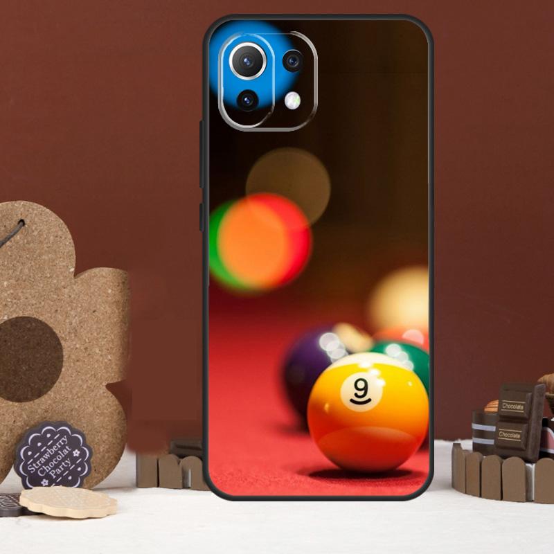 Sports billiards Case For Xiaomi 15 14 Ultra 13T 14T 15T 17 Pro Max POCO X7 Pro X5 X6 F5 F6 F7 F8 Ultra Cover