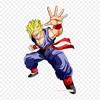 Patches For Clothes Bag Iron On Thermal Stickers Gohan Ssj 3 Gohan Goku Pattern Washable Heat Transfer