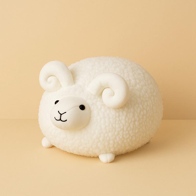 30Cm Chubby Fat Sheep Plush Stuffed Soft Throw Pillow Comfortable Huggable Doll Birthday Gifts